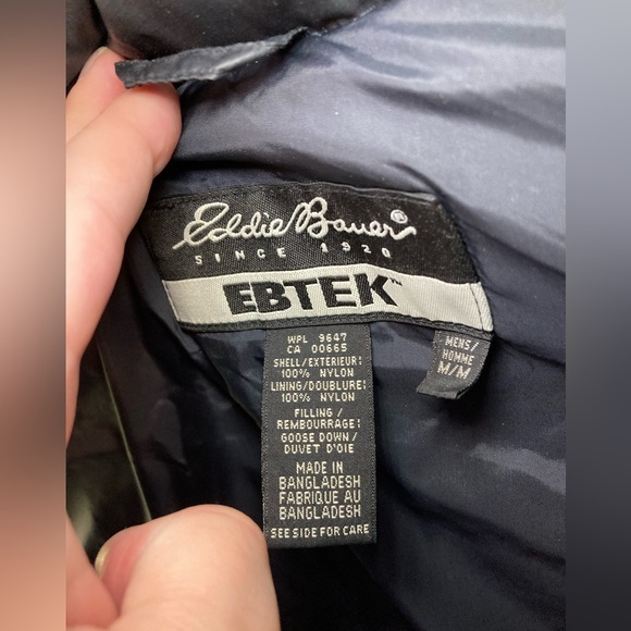 Eddie Bauer Black Puffer Vest - Picture 3 of 7